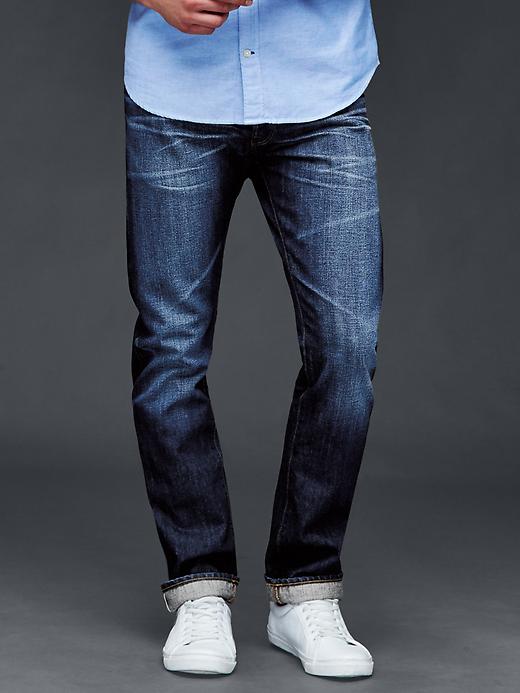 Image number 5 showing, 1969 selvedge slim fit jeans