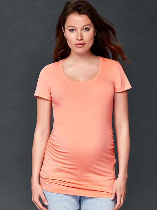 View large product image 1 of 1. Pure Body scoop neck tee