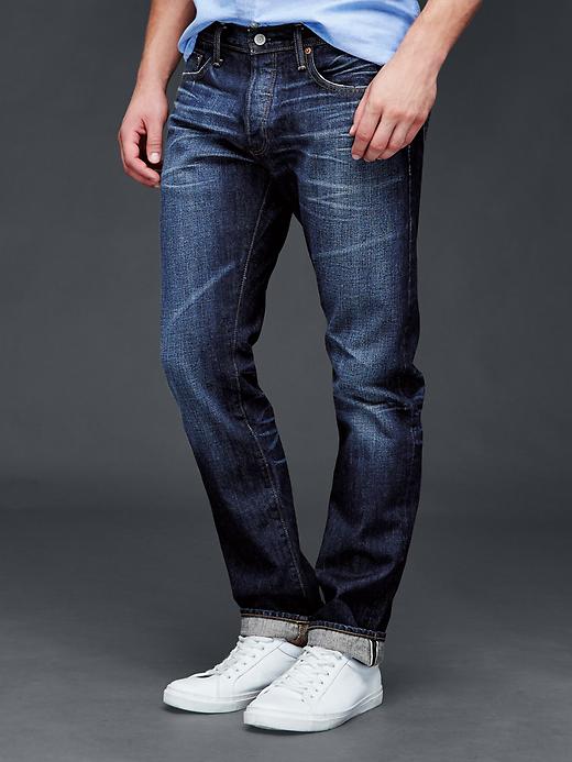 Image number 1 showing, 1969 selvedge slim fit jeans