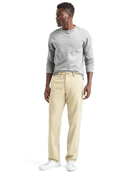 Image number 3 showing, Vintage Wash Khakis in Straight Fit