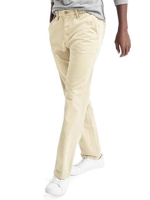 Image number 5 showing, Vintage Wash Khakis in Straight Fit