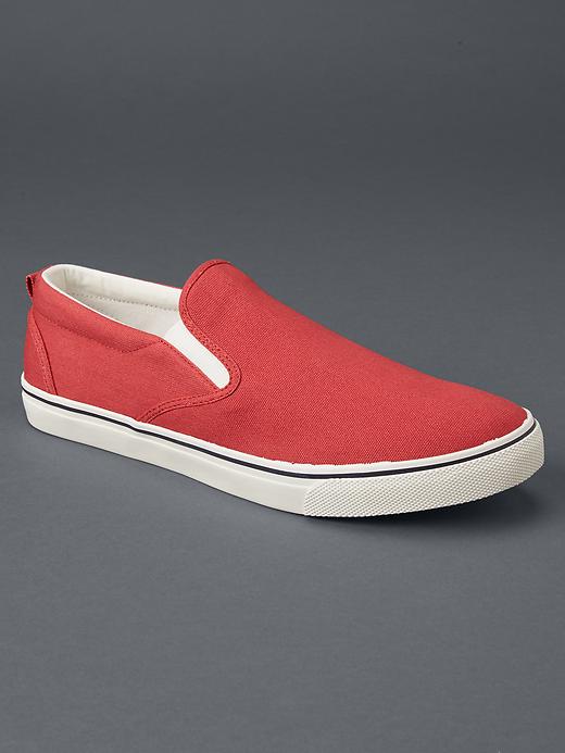 View large product image 1 of 1. Slip-on sneakers