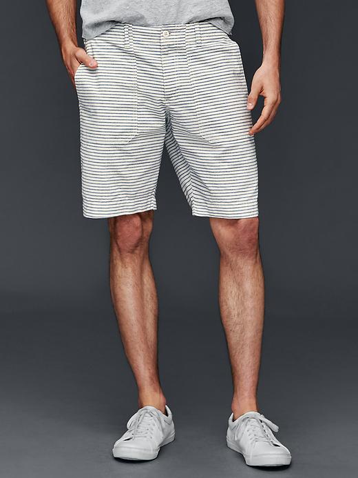 Image number 6 showing, Stripe fatigue everyday shorts (10")