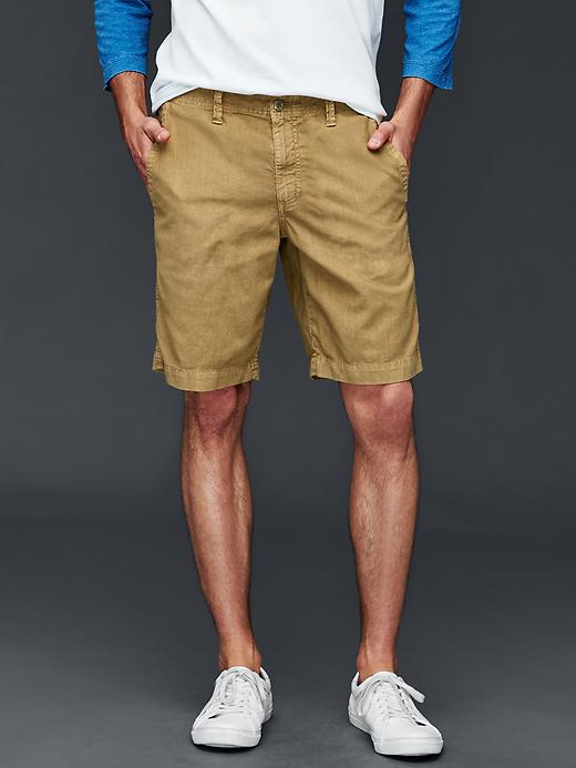 Image number 4 showing, Linen-cotton everyday shorts (10")