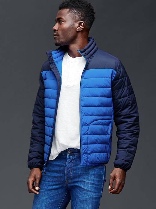 Image number 5 showing, ColdControl Lite stretch colorblock puffer jacket
