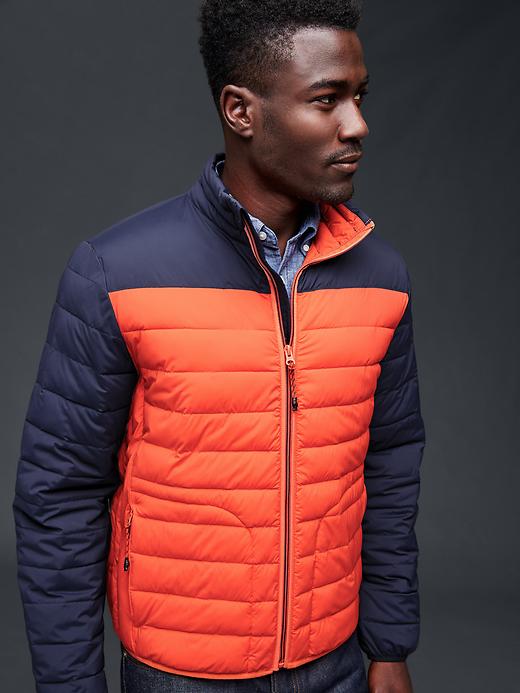 Image number 8 showing, ColdControl Lite stretch colorblock puffer jacket