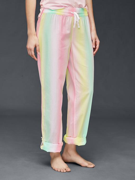 View large product image 1 of 1. Dreamer Print Poplin Pants