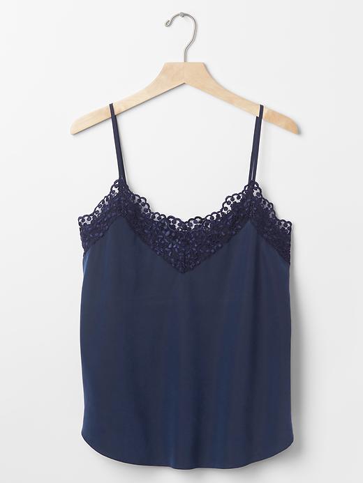 Image number 6 showing, Lace-trim cami