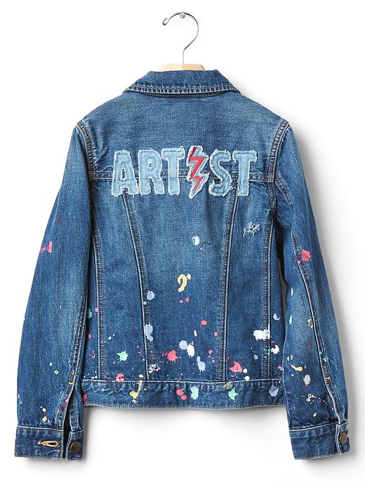 Image number 1 showing, GapKids x ED artist denim jacket