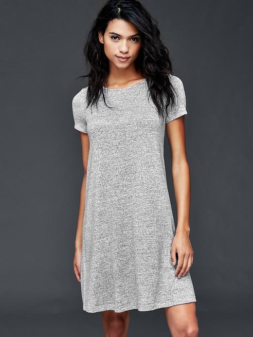 View large product image 1 of 1. Softspun knit t-shirt dress