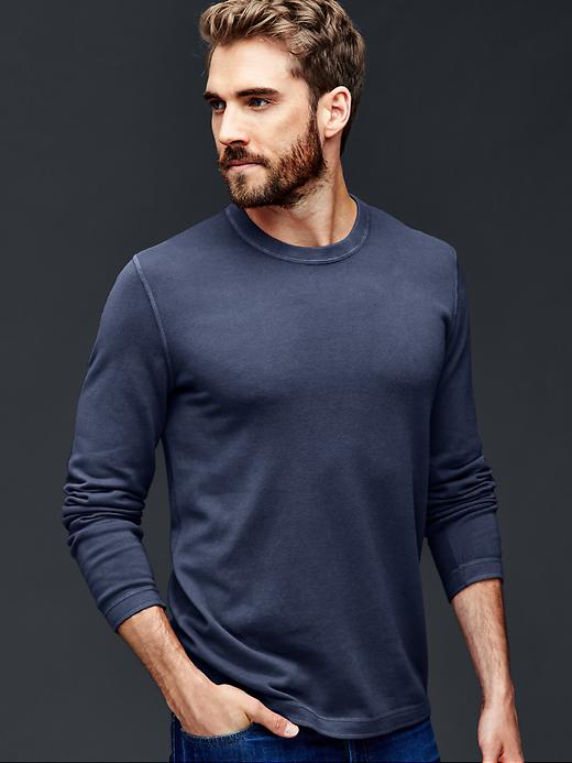 Image number 1 showing, Lightweight crew sweater