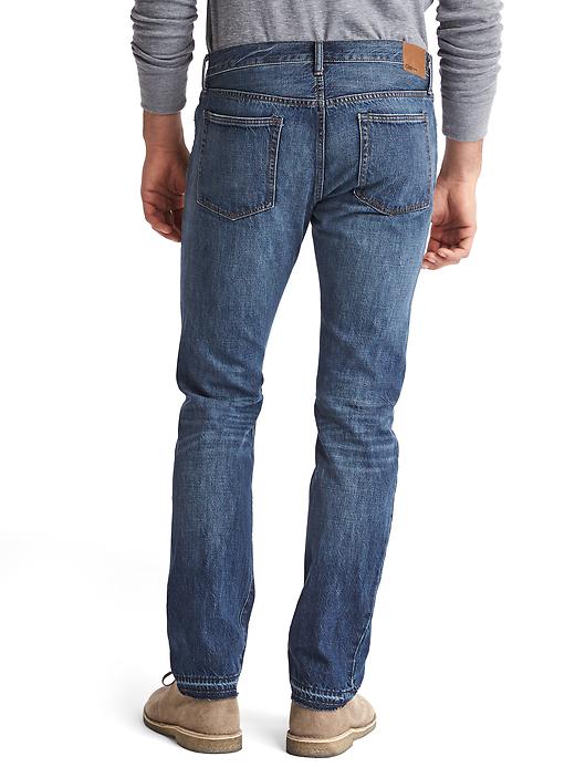 Image number 2 showing, ORIGINAL 1969 vintage slim fit jeans