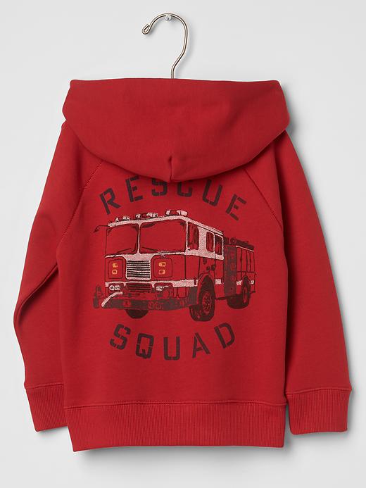 View large product image 2 of 3. Fire chief zip hoodie