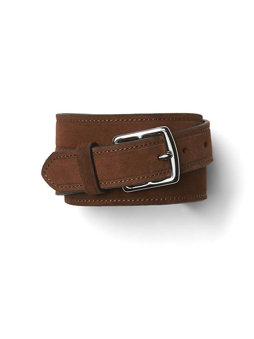View large product image 1 of 1. Suede harness belt