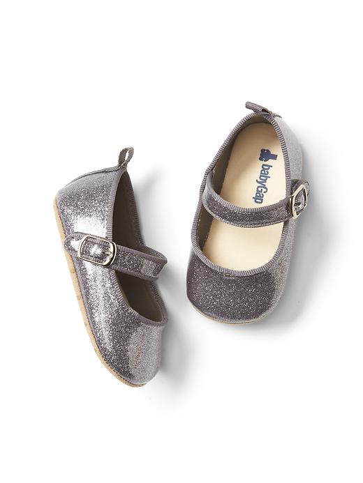 View large product image 1 of 1. Glitter dust mary janes