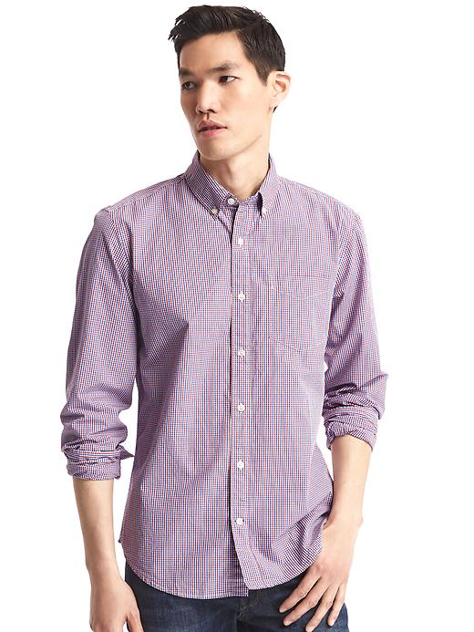 Image number 8 showing, True wash mini checkered standard fit shirt