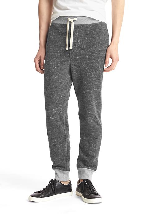 Image number 4 showing, Marled fleece joggers