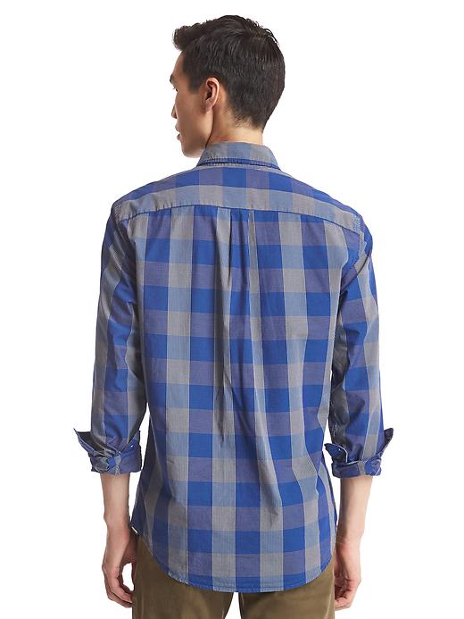 Image number 2 showing, True wash linear gingham standard fit shirt