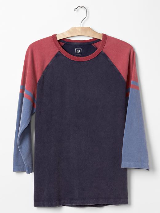 Image number 6 showing, Colorblock baseball tee