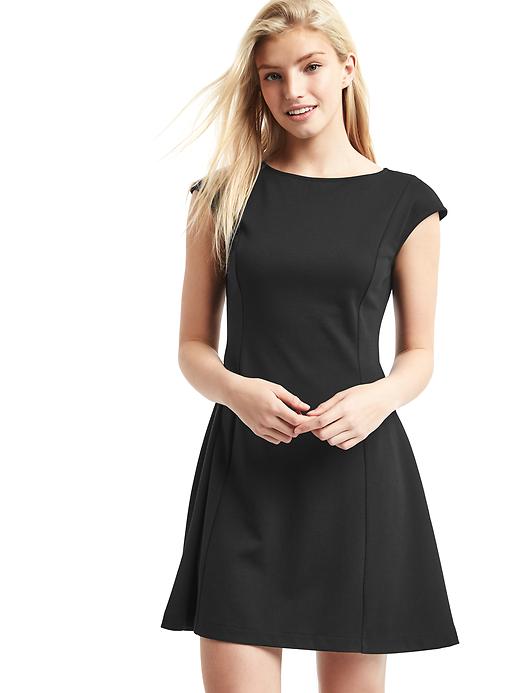 Image number 7 showing, Cap sleeve fit & flare dress