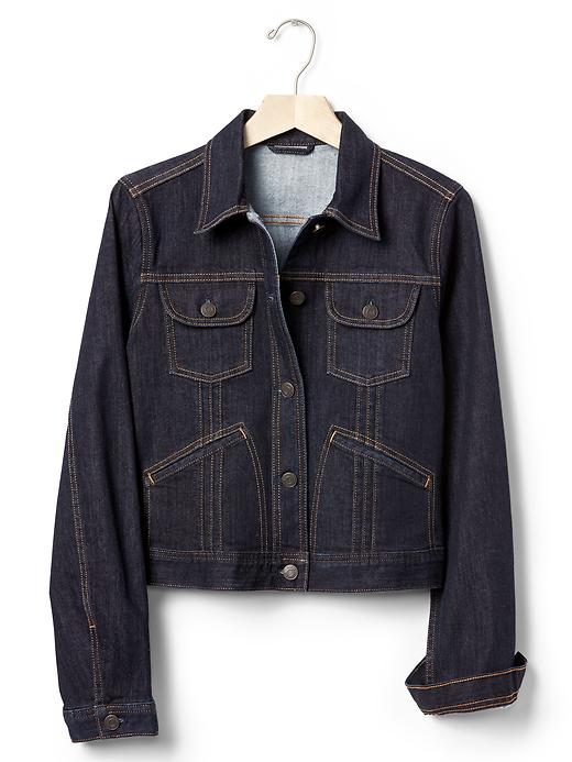 Image number 6 showing, 1969 short pleat denim jacket
