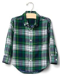 View large product image 3 of 4. Plaid doubleweave convertible shirt