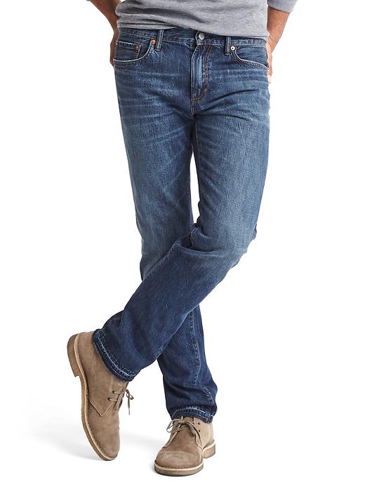 Image number 1 showing, ORIGINAL 1969 vintage slim fit jeans