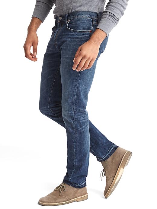 Image number 5 showing, ORIGINAL 1969 vintage slim fit jeans