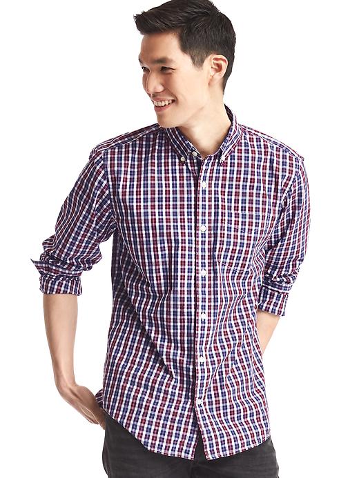 Image number 1 showing, True wash classic plaid standard fit shirt