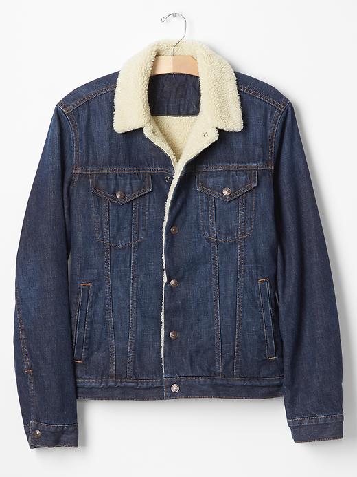 Image number 5 showing, 1969 icon sherpa-lined denim jacket