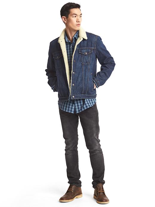 Image number 3 showing, 1969 icon sherpa-lined denim jacket