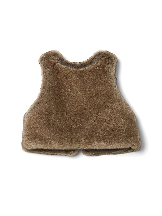 Image number 2 showing, Faux fur vest