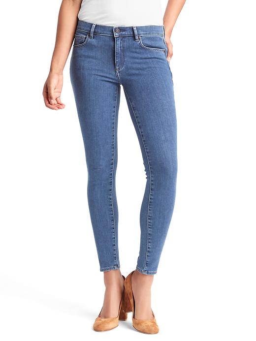 Image number 1 showing, Mid rise true skinny ankle jeans