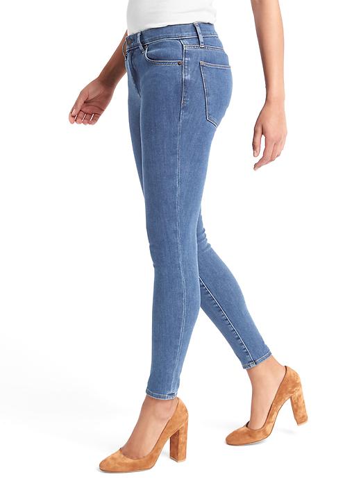 Image number 5 showing, Mid rise true skinny ankle jeans