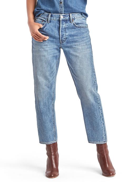 Image number 1 showing, ORIGINAL 1969 vintage straight jeans