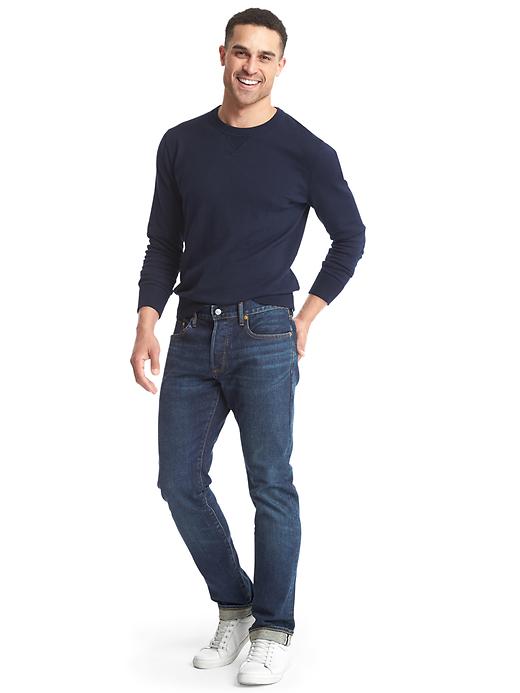 Image number 3 showing, Selvedge slim fit jeans (stretch)