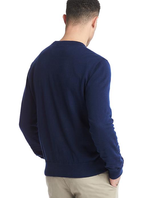 Image number 2 showing, Cotton V-neck sweater