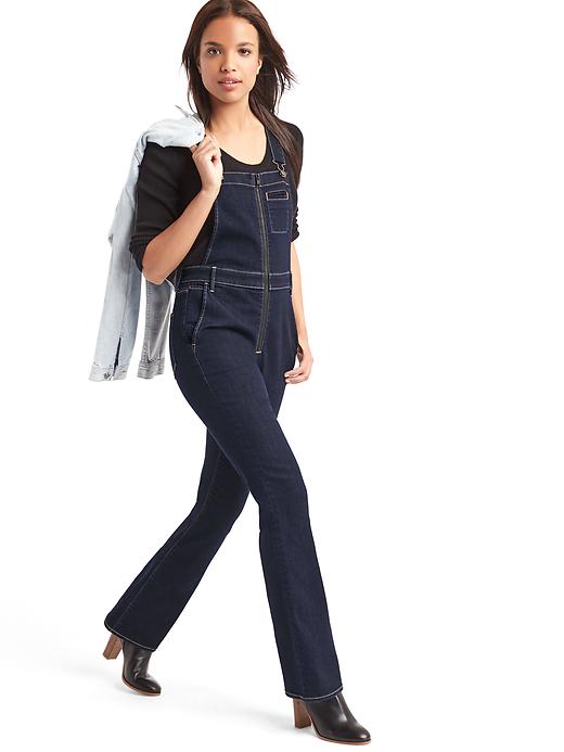 Image number 3 showing, 1969 denim baby boot overalls