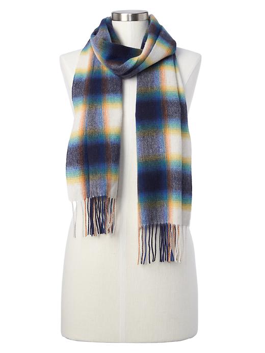 View large product image 1 of 1. Gap + Pendleton fringe scarf