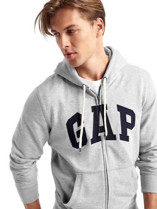 Image number 4 showing, Canvas logo zip hoodie