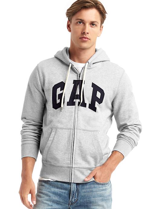 Image number 1 showing, Canvas logo zip hoodie