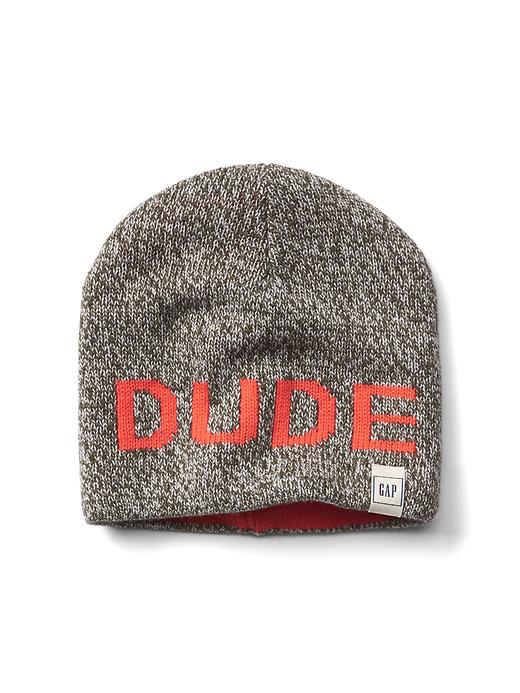 Image number 1 showing, Reversible dude beanie