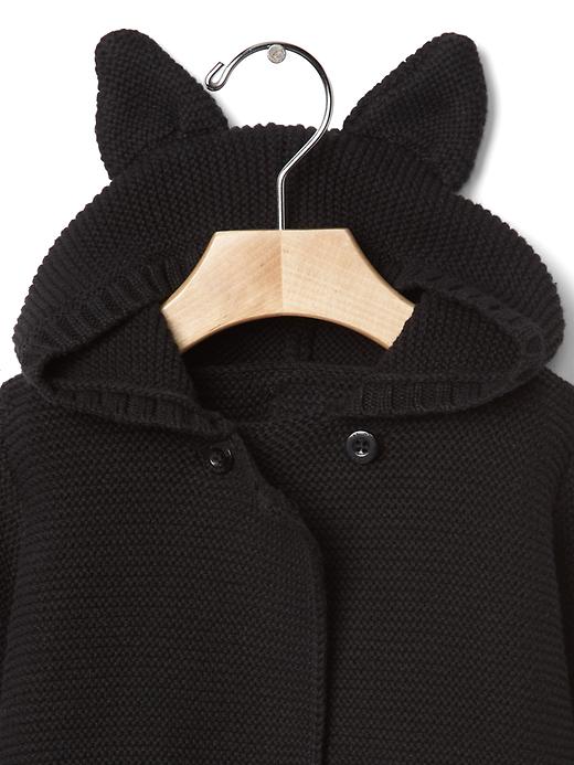 Image number 3 showing, Cat hood sweater