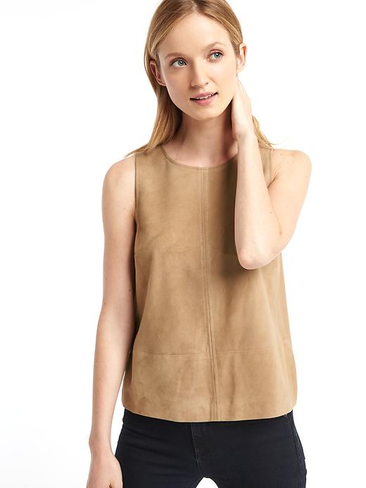 Image number 5 showing, Suede tank