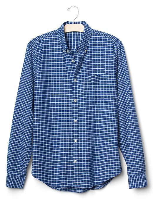Image number 6 showing, Oxford gingham slim fit shirt