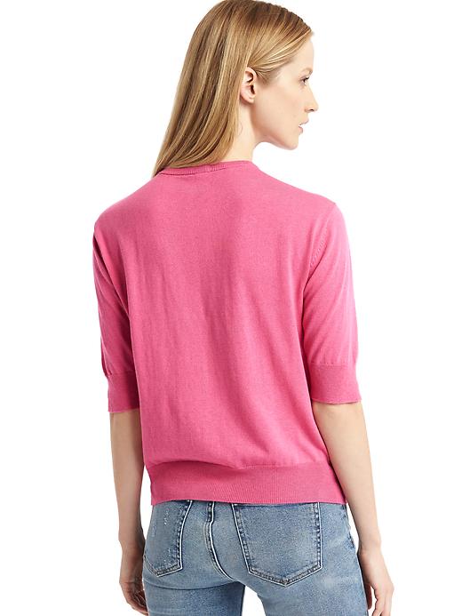 Image number 2 showing, Half sleeve easy pullover