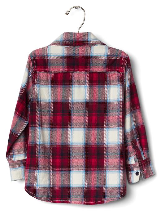 View large product image 2 of 3. babyGap + Pendleton plaid button shirt