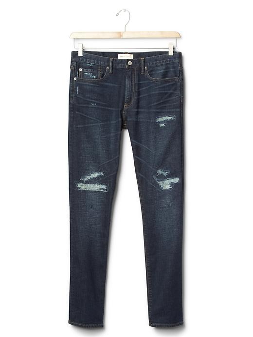 Image number 6 showing, STRETCH 1969 destructed slim fit jeans