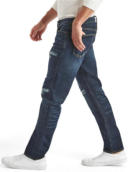 Image number 5 showing, STRETCH 1969 destructed slim fit jeans