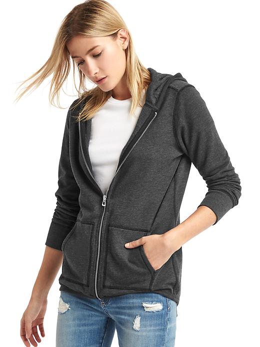 Image number 7 showing, French terry zip hoodie